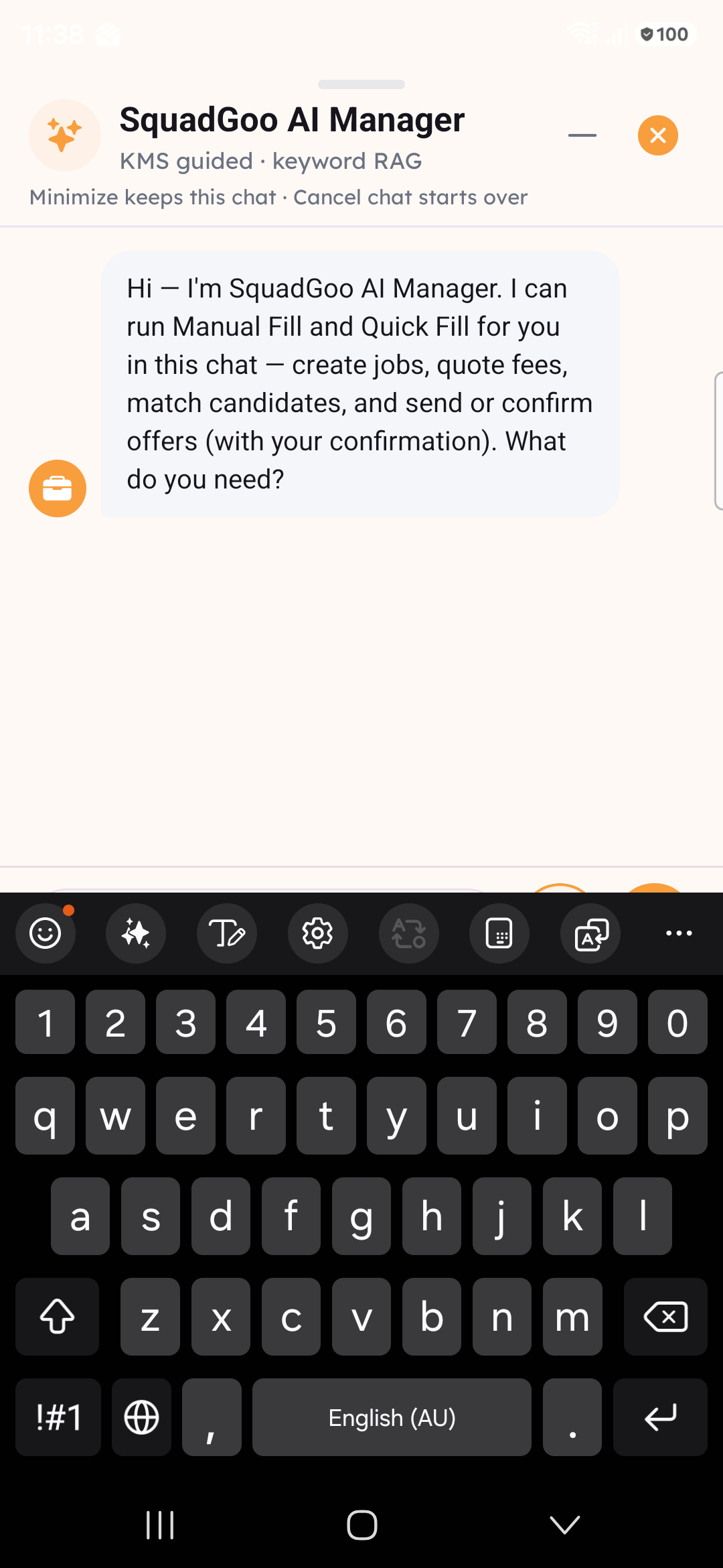 SquadGoo Business hiring AI