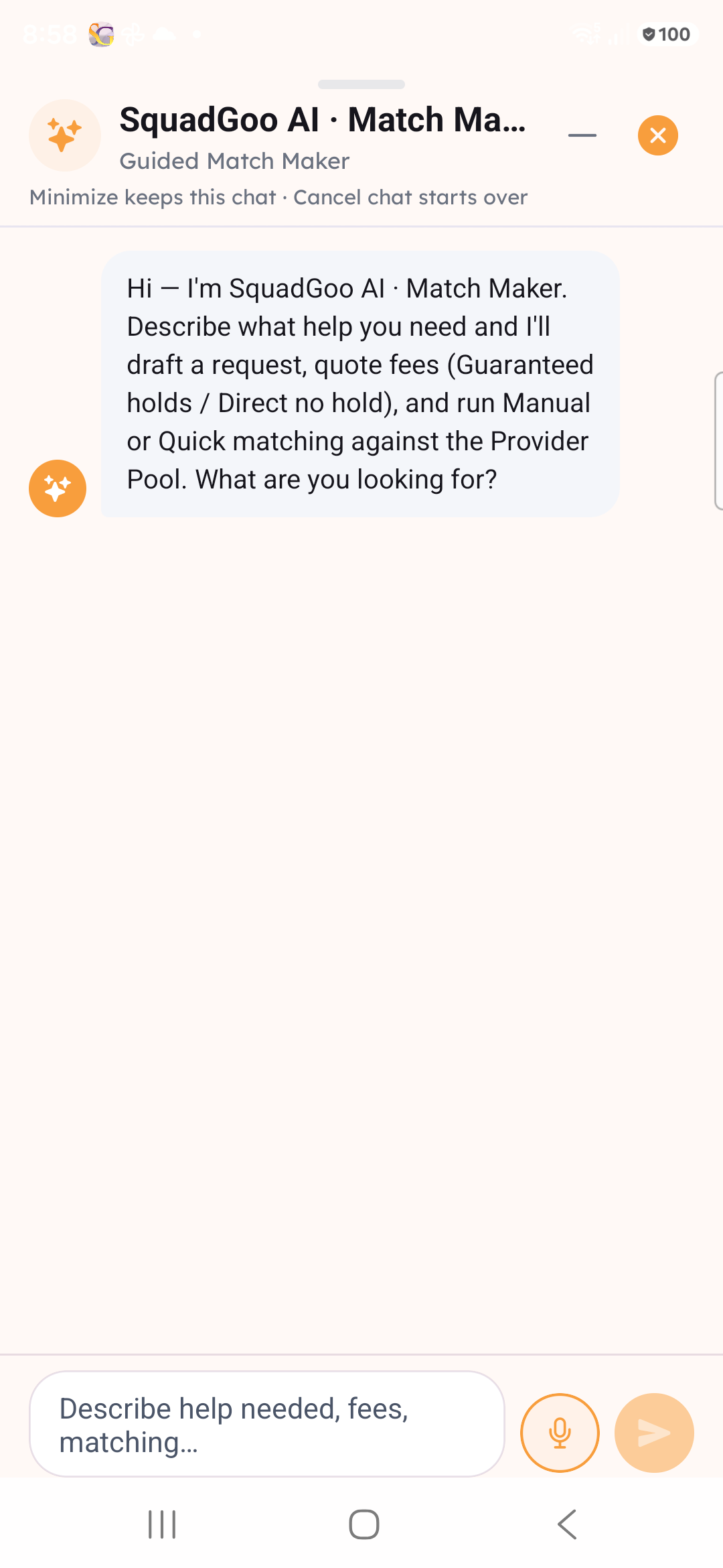 SquadGoo Match Maker